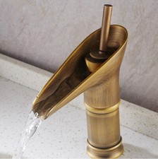 Antique Brass Bathroom Basin Sink Faucet Mixer Tap Single Handle / Hole san052