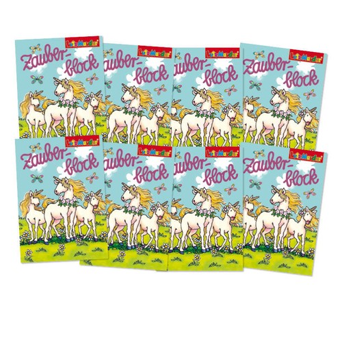 8 Zauberblöckchen + Stifte Malbuch Mitgebsel Kinder Kindergeburtstag Lutz Mauder - Bild 15 von 54