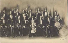 Haverhill MA Pentucket Music Orchestra CRISP IMAGE c1910 Real Photo Postcard