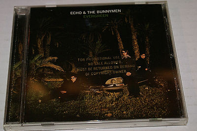 Echo & The Bunnymen Everygreen Rare Promotional CD 1997 Out Of Print Fast Ship!
