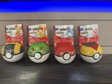 Pokémon Pokeball Mega Construx Series 20. LOT. RARE. Set Of 4. SEALED