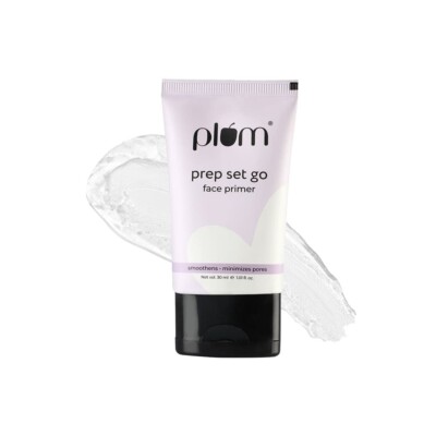 Plum Prep Set Go Face Primer  Minimizes Pores Weightless Formula 30ml