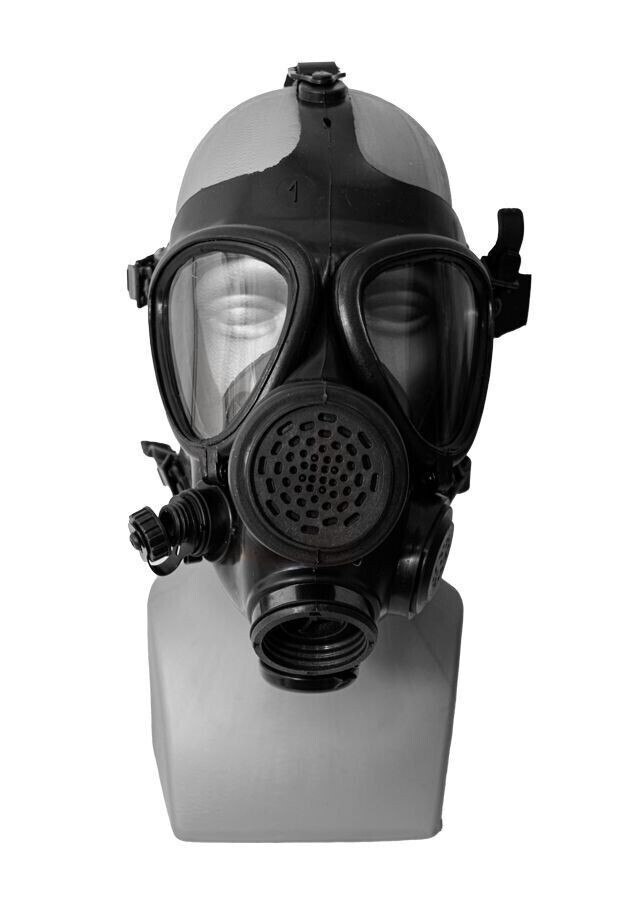 Authentic Israeli Military M-15 Gas Mask w/40mm NATO w/ Straw