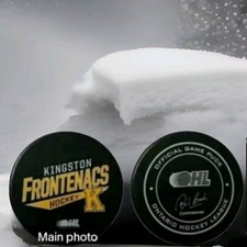KINGSTON FRONTENACS HOCKEY OHL OFFICIAL GAME PUCK ONTARIO HOCKEY LEAGUE RARE