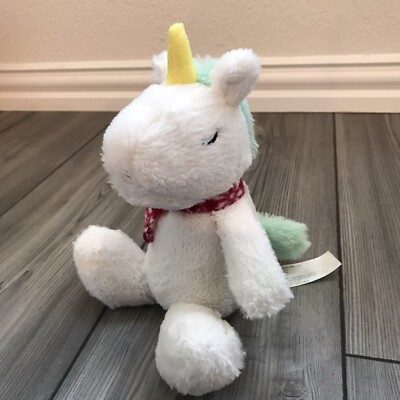 Animal Adventure Target Baby 8  Unicorn Plush Lovey Red Scarf 2019