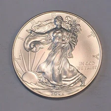 2009 Uncirculated American Silver Eagle US Mint Issue 1oz Pure Silver #N308