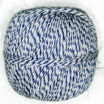 (34,50   / kg) Wurstgarn blau/weiß 3/3,5 1 Rolle mit 0,2 kg