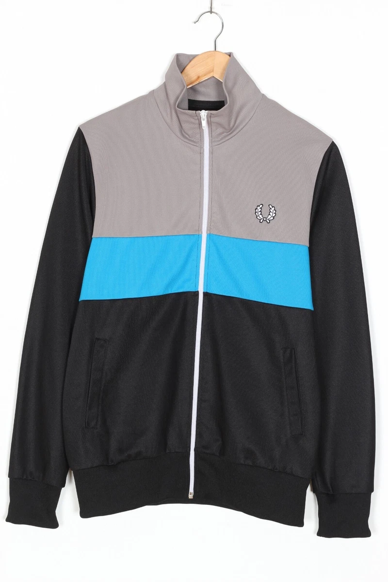 Fred perry colour block track jacket sales