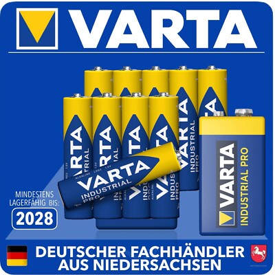 Varta Batterien AAA 9 V Micro 9 Volt Block Batterie ++ NEU ++ MHD 2030 ++