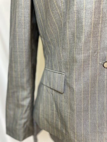 NEW Calvin Klein Blazer Size 10 Fits Like 8 Jacket Wool Silk Blend $159 Pockets - 第 9/20 張圖片