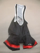 Borah Team Size 3X Womens Black Inner Pad Compression Cycling Bib Shorts 177