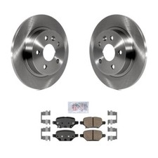 For 2018-2022 Chevrolet Trax Buick Encore Rear Disc Brake Rotors Ceramic Pad Kit