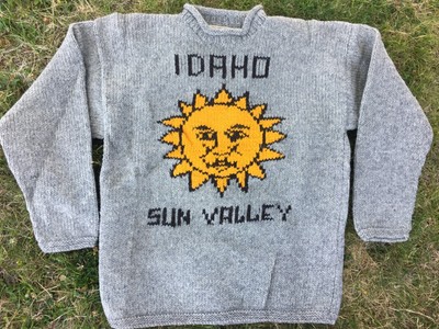 Sun Valley Sweater DEAD STOCK Vintage Idaho Ski Wool Knit Pullover 