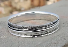 925 Sterling Silver Bangle Handmade Anniversary Bangle Beautiful Bangle Si61