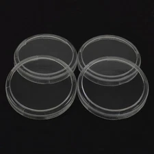 2-1/2" Replacement Clear Regulator Gauge Lens Cover, 1/4 Turn Twist Lock, 4 Lens