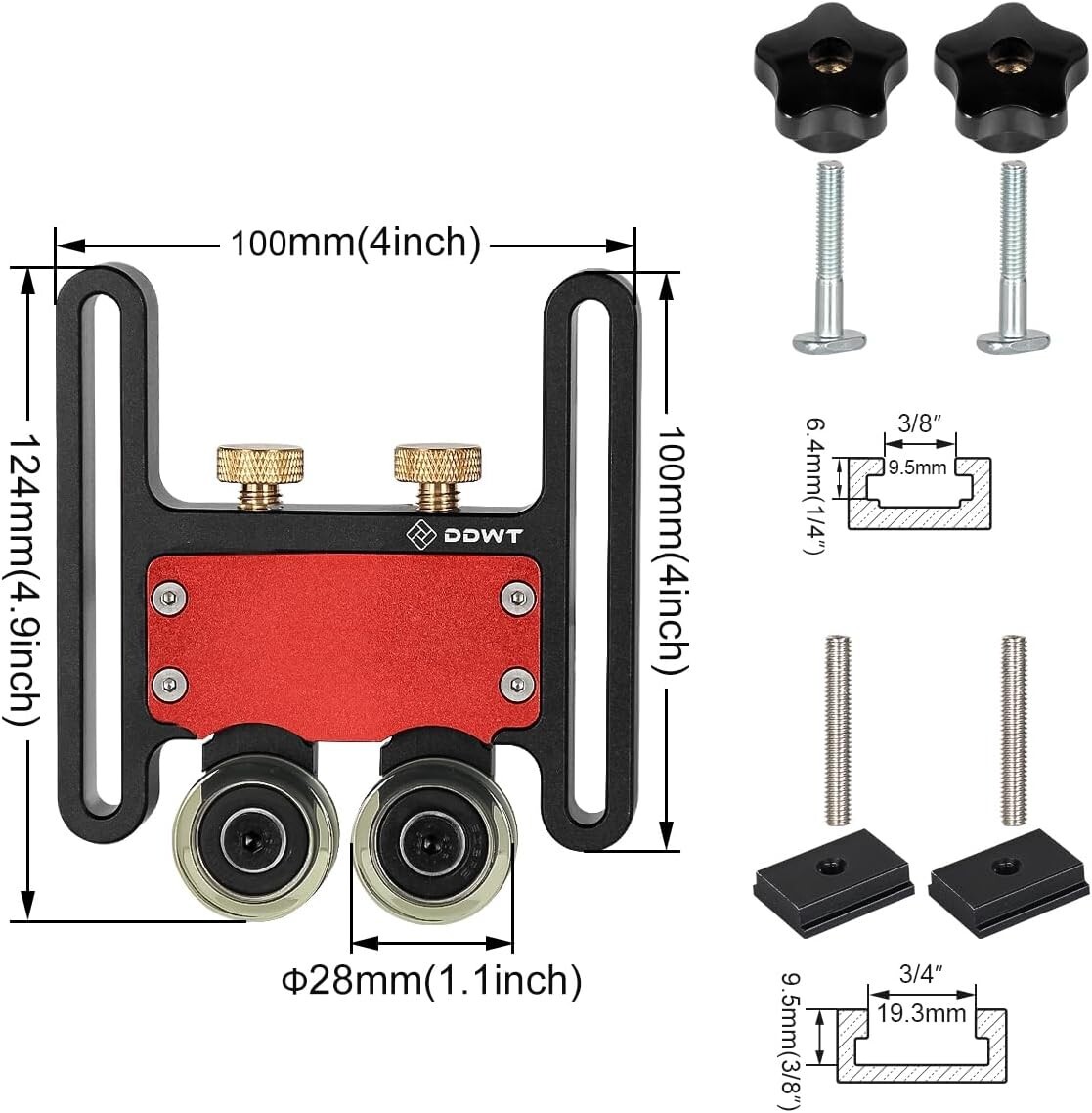 Updated Bearing Roller Featherboards, Featherboards for Table Saw Cutting and...