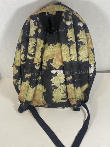 Bioworld HBO Game Of Thrones GOT "Westeros" Map 18" Rucksack - Schwarz T Neu - Bild 2 von 4