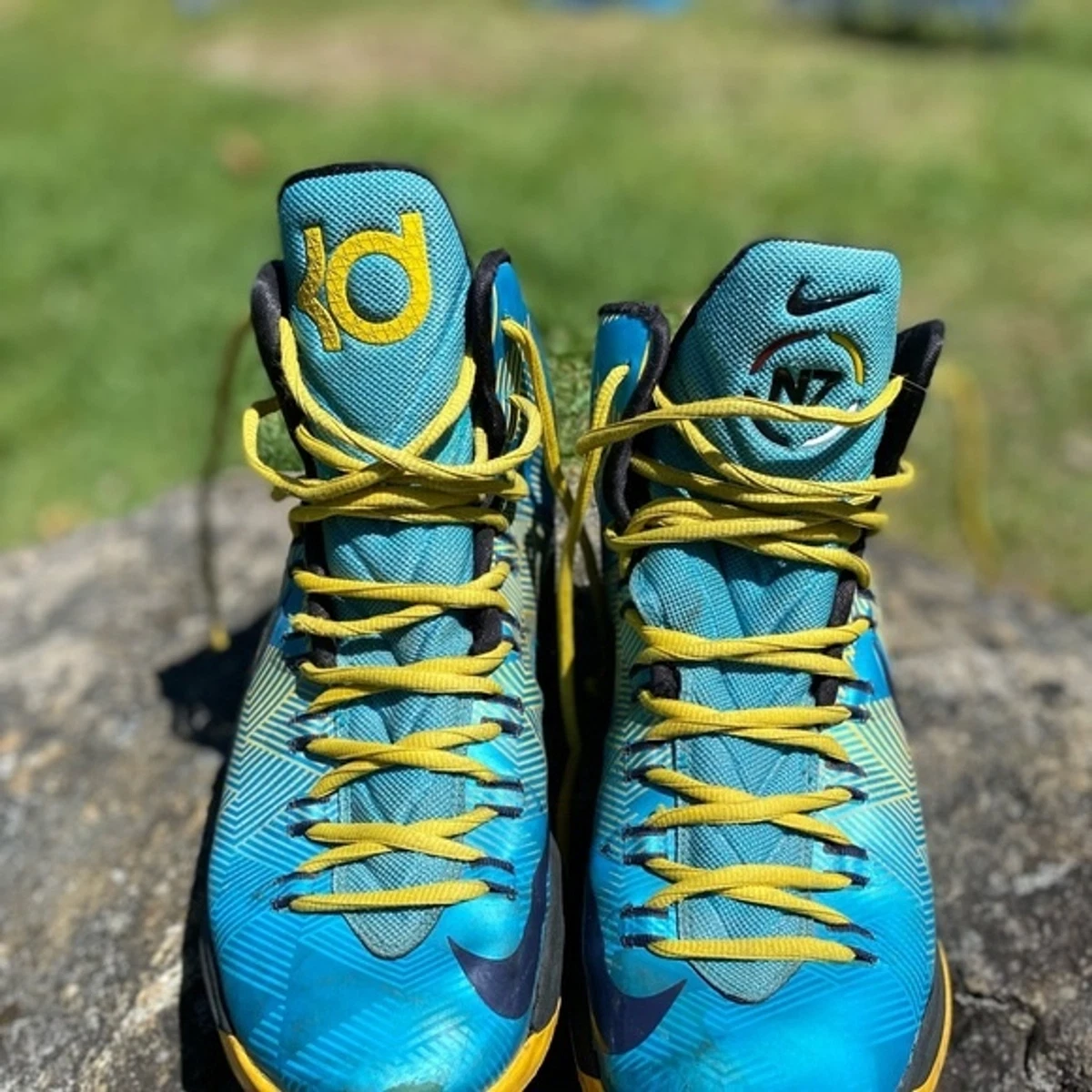 kd shoes green and orange