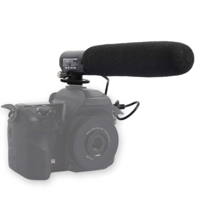 DC/DV MIC Microphone fr Canon EOS 1DX III/1D Mark II 7DII/6D II/5D Mark IV/III