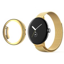 Metal Milanese Watch Band TPU Case Replacement Strap For Google Pixel Watch 1 2