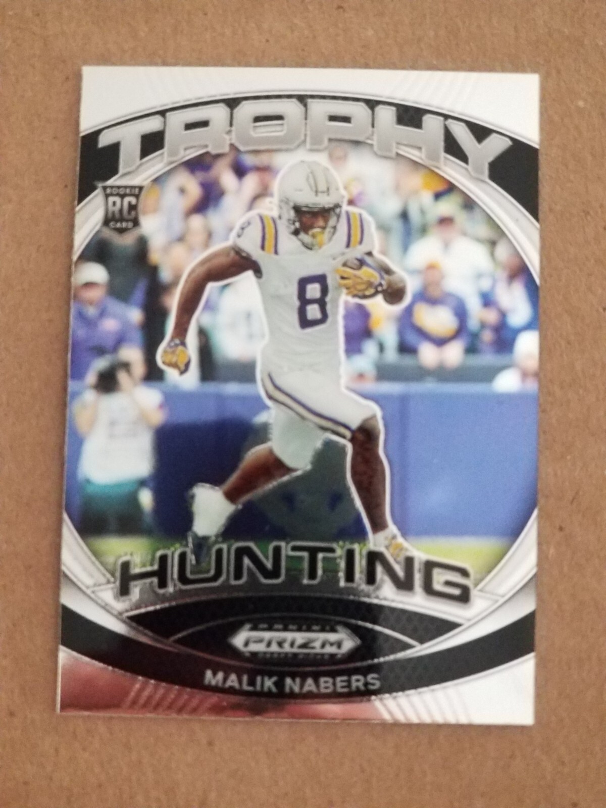 2024 Panini Prizm Draft Picks Malik Nabers Trophy Hunting Rookie #TH-MNS - LSU