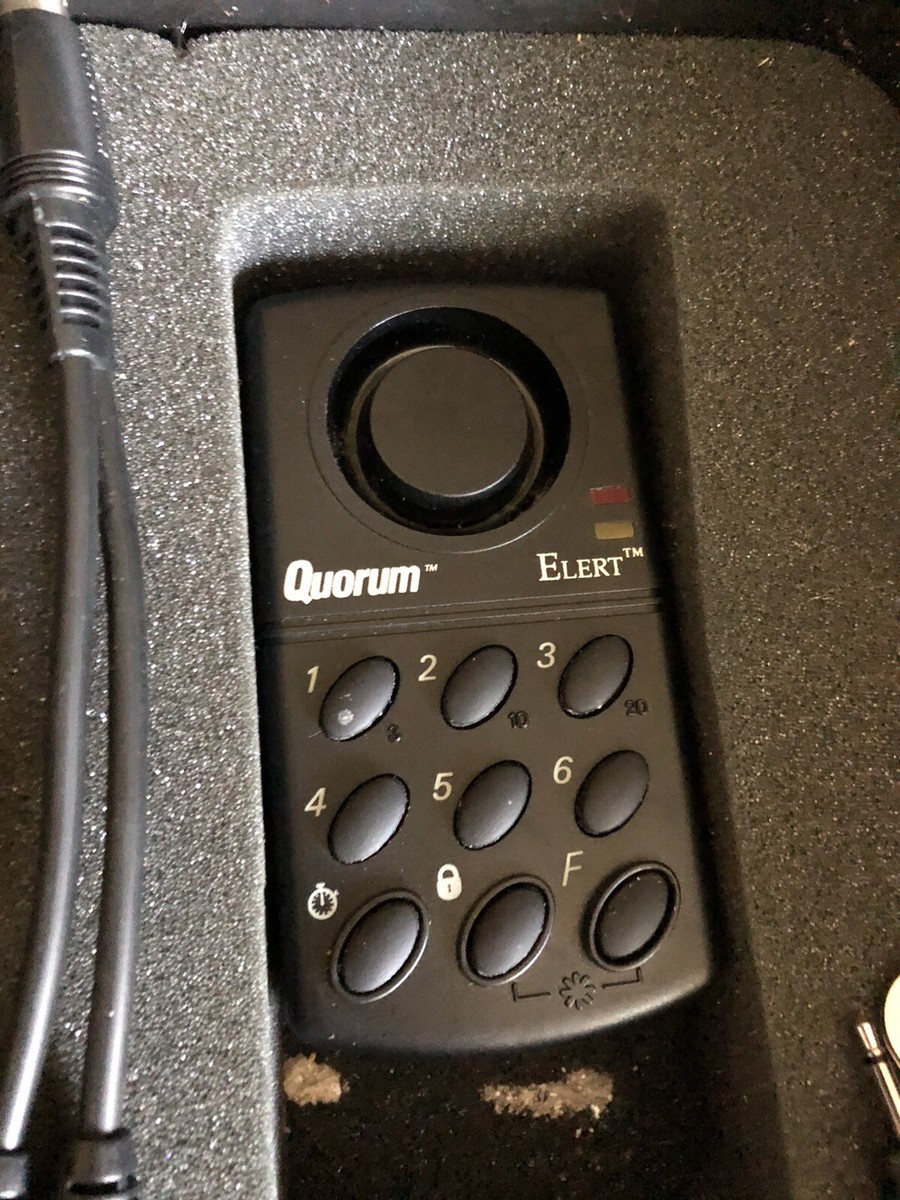 Alarme de sécurité personnelle noire domicile avec lumière LED + bouton SOS