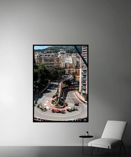 Monaco Grand Prix Poster | Formula 1 Racing Wall Art | Iconic Fairmont