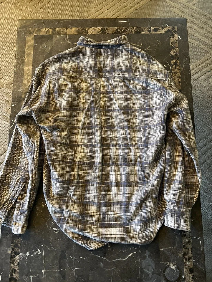 Camisa Vintage Años 90 Franela/Tapiz Algodón Cuadros Nature Company Grunge L Foto 3 de 4