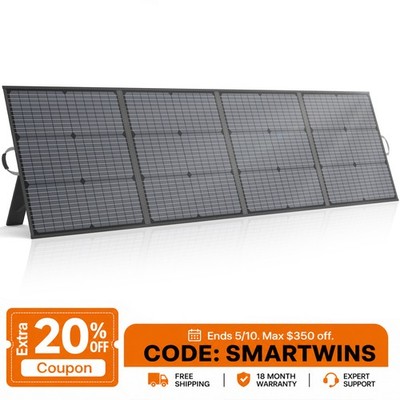 Solar Panel 220 W for Ecoflow Delta 2 Max Delta 3 Max Plus Power Stations