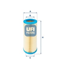 UFI Luftfilter 27.367.00 Filtereinsatz FüR Fiat Doblo GroßRaumlimousine 16V JTD