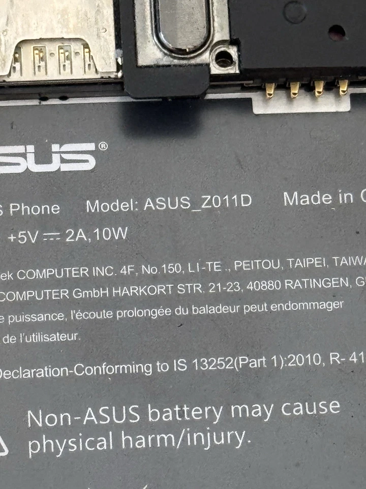 2 X Asus Zenfone 2 Laser Faulty Spares/repair - Image 4 of 4