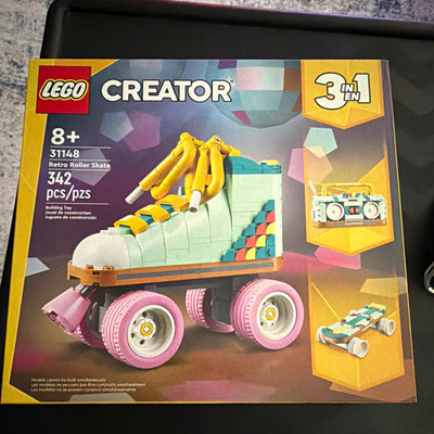 LEGO Creator 3in1 Retro Roller Skate Complete Set 31148 342 pcs sealed