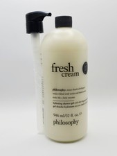 Philosophy Fresh Cream Hydrating Shower Gel  32 fl. oz. NEW WITH PUMP 1.09 per gallon