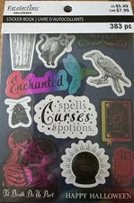 Recollections Halloween Sticker Book. 383 pc