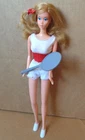 VINTAGE 70's MOD ERA FREE MOVING BARBIE DOLL #7270 w/ORIG PLAYSUIT TENNIS RACQET