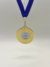 MEDALS - GOLD SILVER BRONZE - FREE ENGRAVING & BADGE - FREE RIBBONS