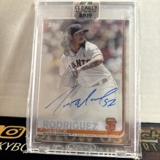 2019 Topps Clearly Authentic Autographs - #CAA-DR Dereck Rodriguez (AU)