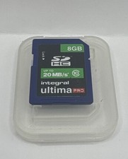 Integral 8GB SD Card - Memory Card for Digital Camera Class 10