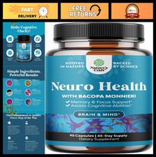 Brain Supplements for Memory & Focus - Nootropic Pills, 90