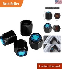 Floating Shark Tire Valve Caps - Stylish Aluminum Valve Stem Covers 4 Pack Floating Shark Tire Valve Caps - Stylish Aluminum Valve Stem Covers 4 Pack