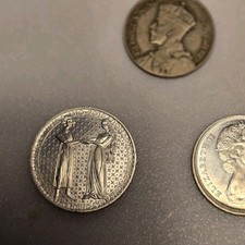World Silver Coin Lot 1.12+ Oz ASW Austria 50 Schilling NZ Florin Canada 50c