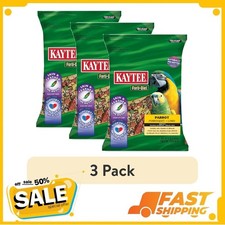  3 pack Kaytee Forti-Diet Parrot Food, 8 Pounds