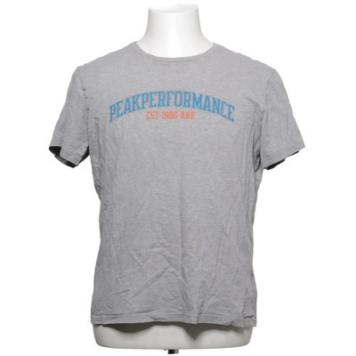 Peak Performance, T-shirt, Größe: L, EDVIN TEE, Grau, Baumwolle, Print #4WX