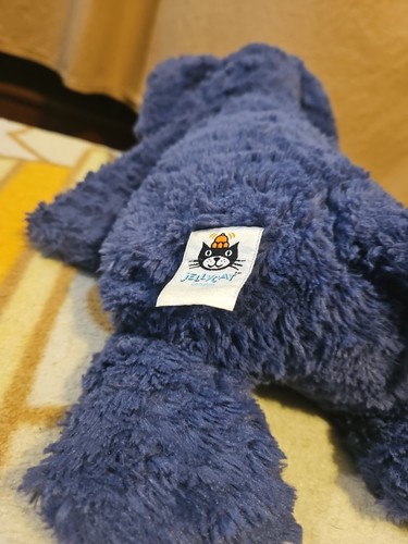 Jellycat London Approx 15” Edmundo Elephant Indigo Blue Stuffed Plush - Picture 11 of 12