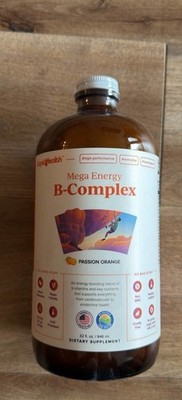 Liquid Health Mega Energy B Complex Liquid Passion Orange 32 fl.oz 