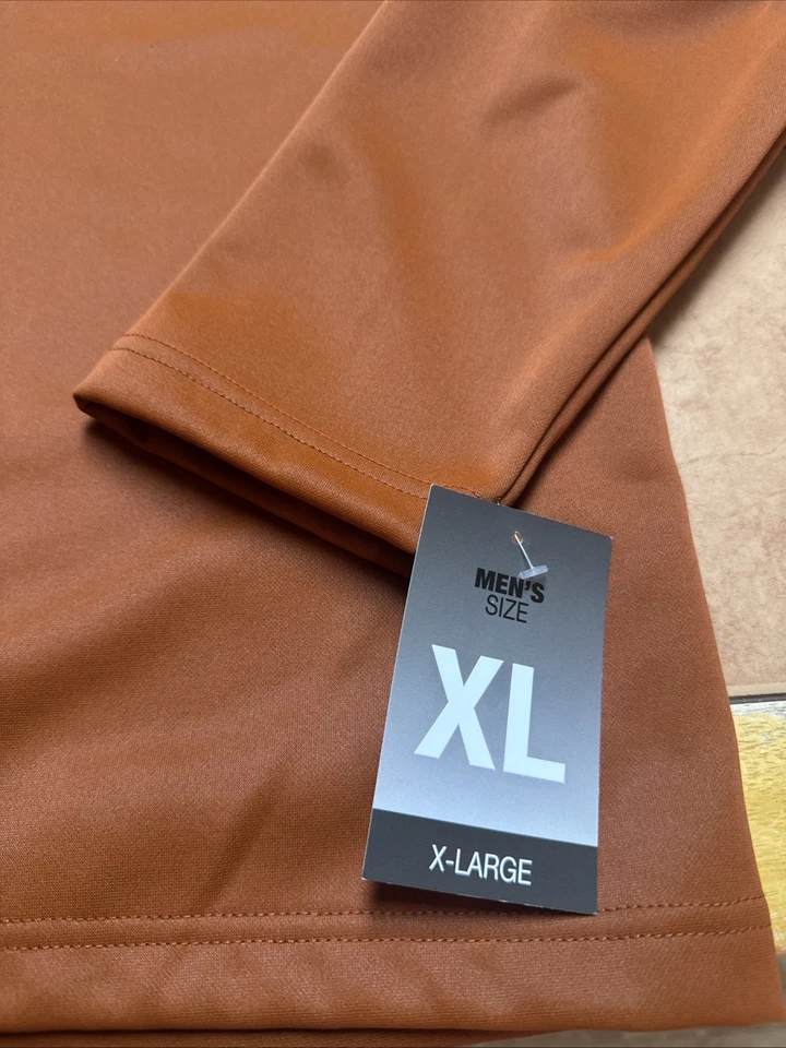 New Huntworth Fleece Camo Jacket 1/2 Zip Orange Camouflage Hunting Mens Sz XL - Image 2 of 4