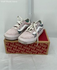 Vans Multicolor Comfycush Old Skool Casual Shoe Girls 2.5