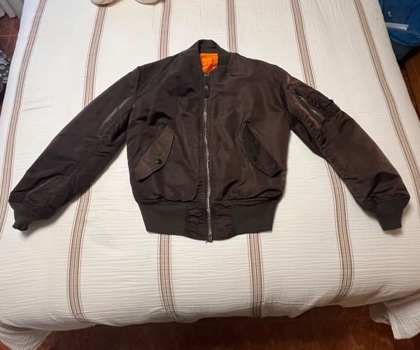 Alpha Industries MA-1/Made in USA MIL-J-82790/ Brown