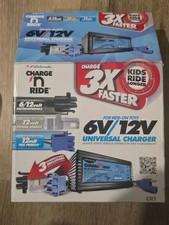 Schumacher Charge N Ride 6V 12V Universal Charger CR1 with 3 Connectors