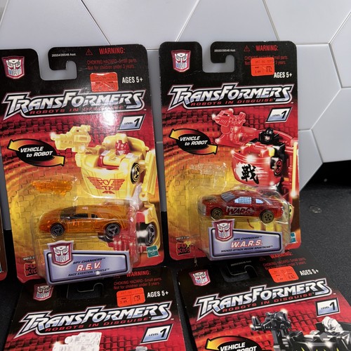 6 Transformers Robots In Disguise Spy Changers Level 1 Hasbro - Picture 3 of 5